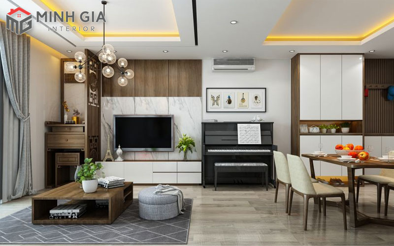 Bố Trí Đồ Nội Thất Phòng Khách Phù Hợp
