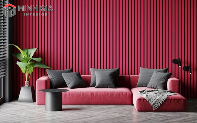 Xu hướng nội thất sắc đỏ Viva Magenta