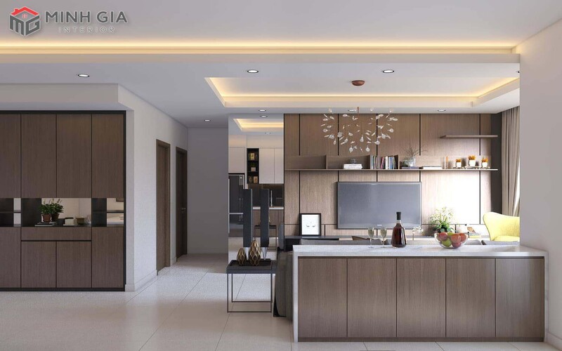 Tối Ưu vật liệu và màu sắc hài hòa nội thất nhà bếp