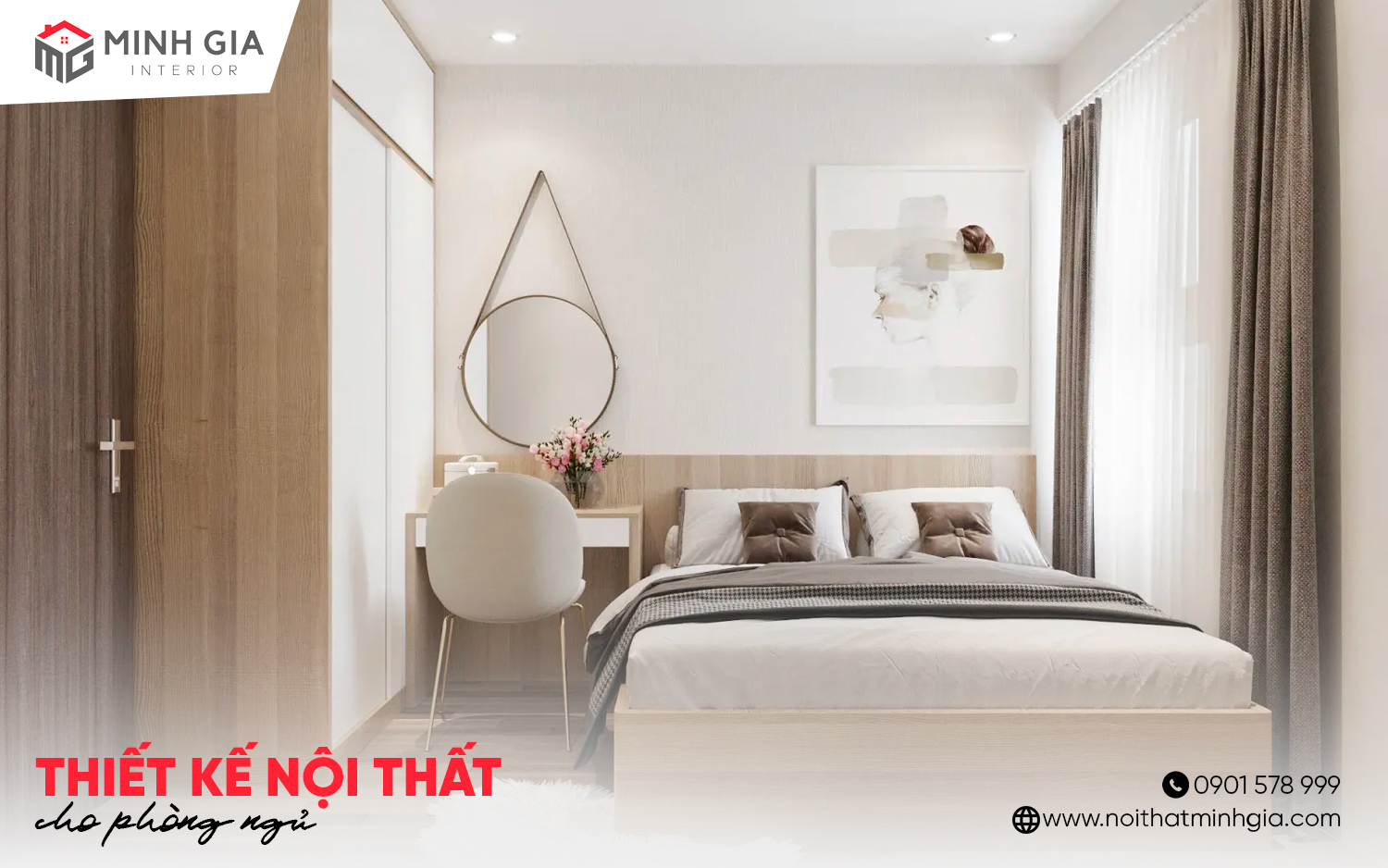 Thiết kế nội thất cho phòng ngủ