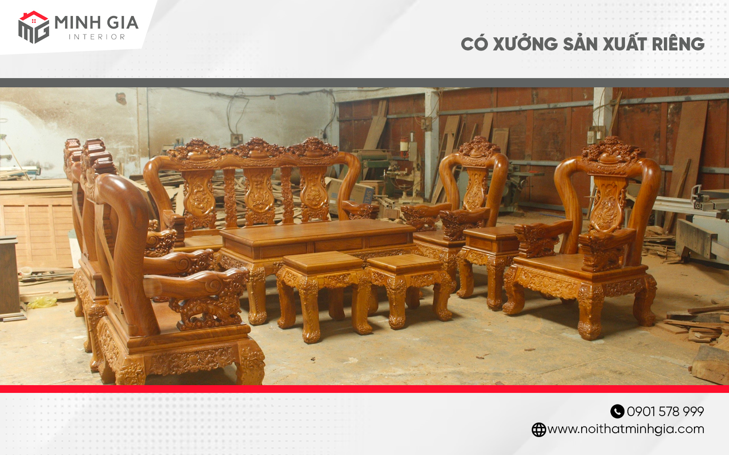 Có xưởng sản xuất riêng
