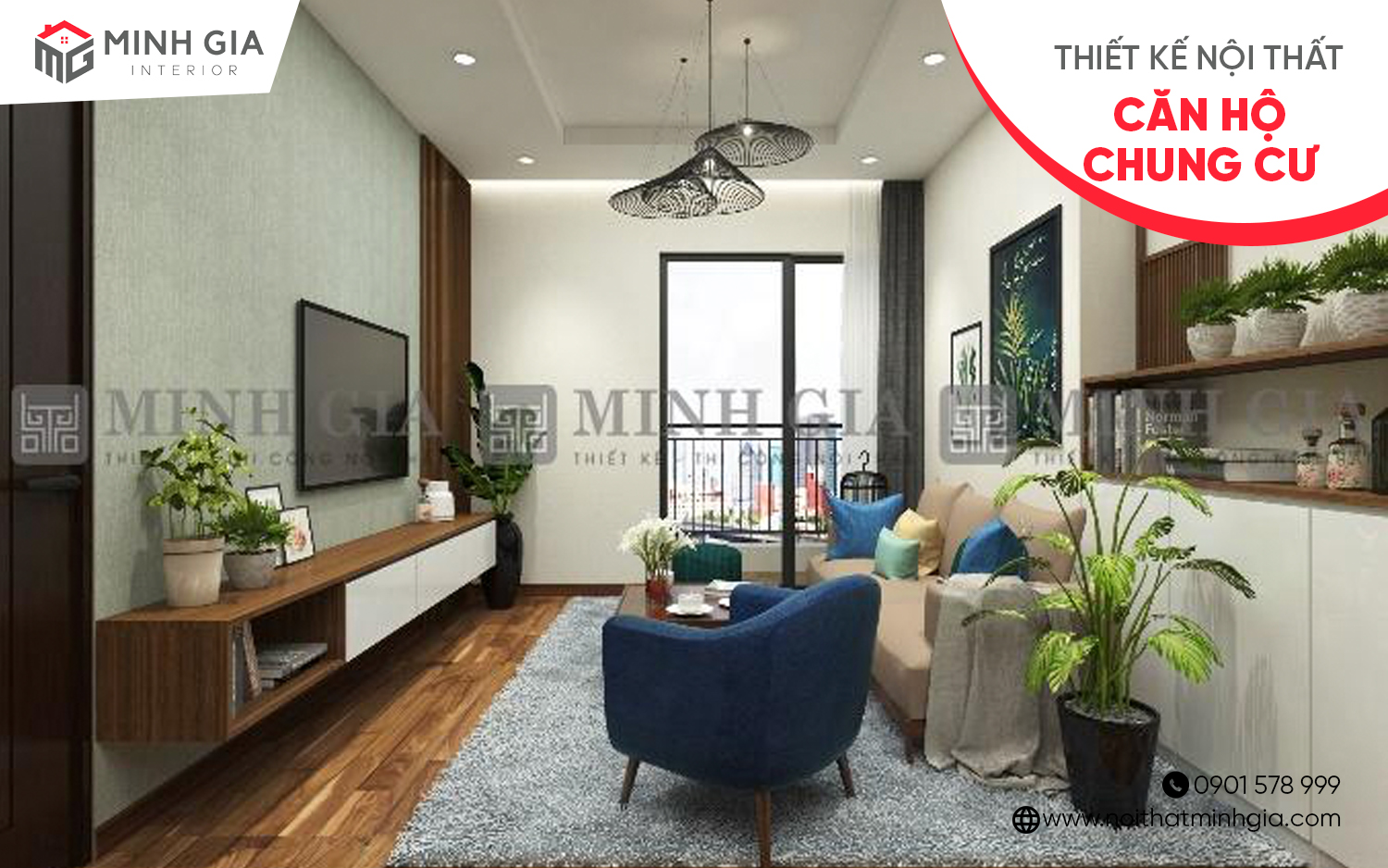 Thiết kế nội thất căn hộ chung cư