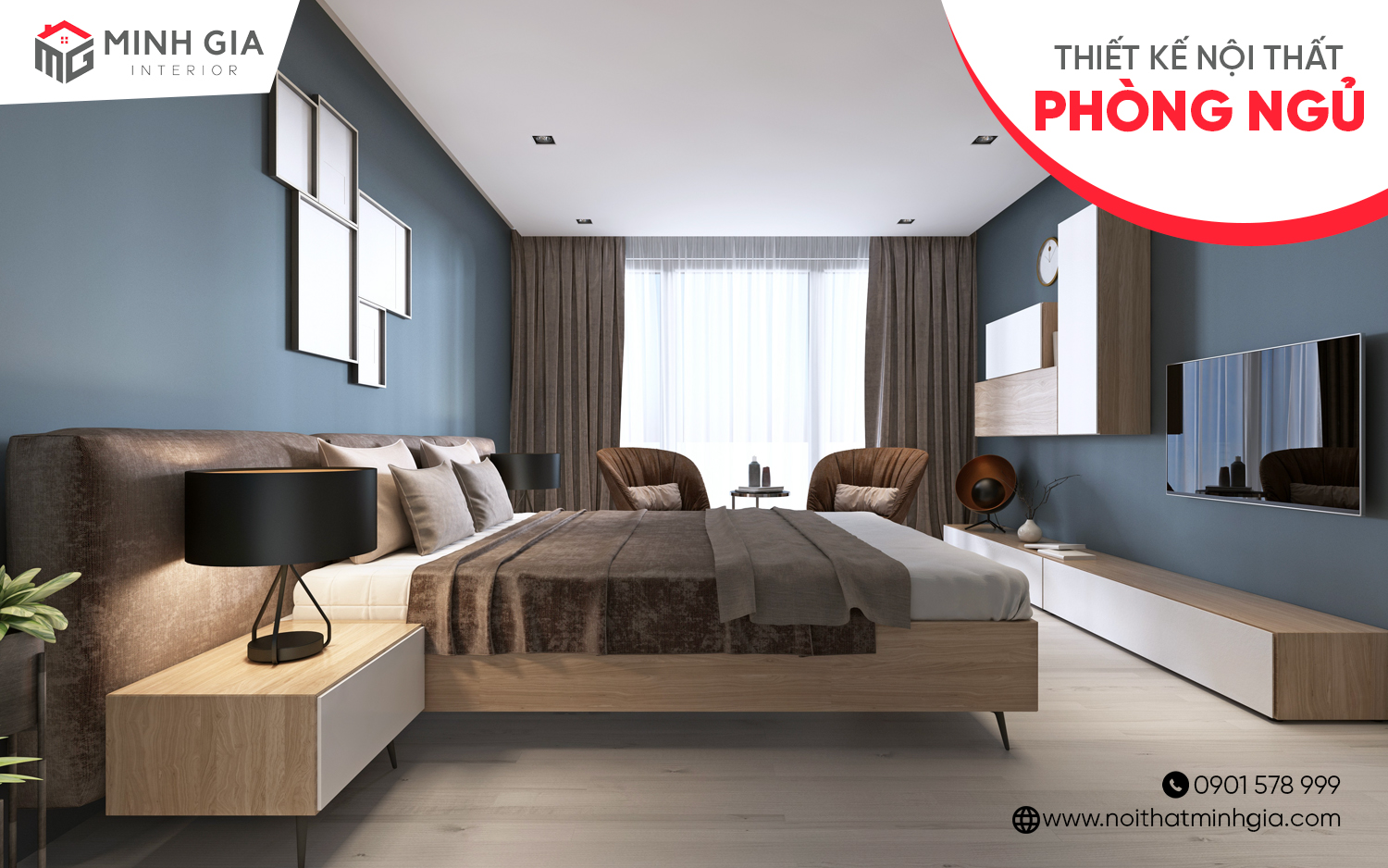 Thiết kế nội thất phòng ngủ
